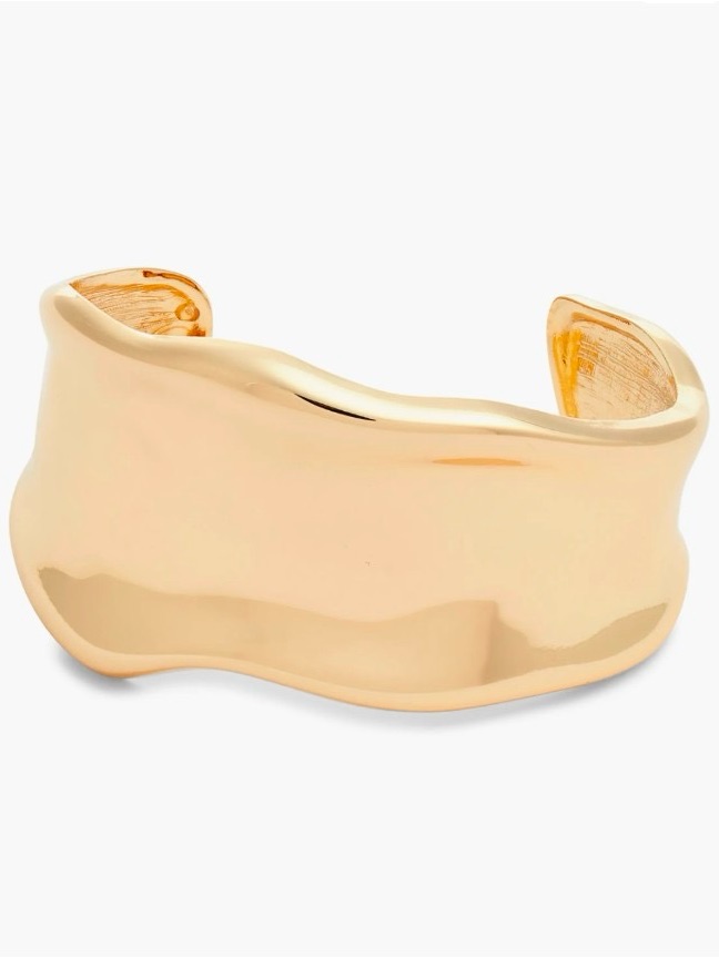 Nwot Nordstrom Molten Metal Cuff Bracelet Gold Tone Mrsp $45